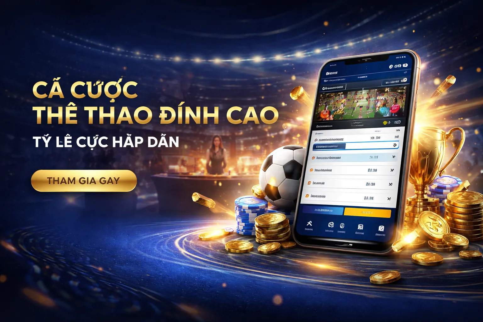 Giao diện ứng dụng Gwin trên điện thoại di động